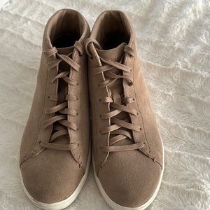 Cole Haan Grand OS Crosscourt Hitop Women's Tan Shoe - Size 9 🤎